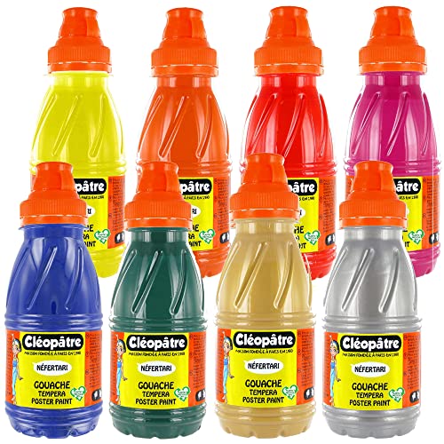 Cléopâtre - PGN250X8B - Peinture Gouache Néfertari Premium - Assortiment