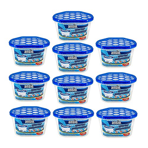 ANSIO Déshumidificateur 500 ml Lot de 10 élimine la condensation,