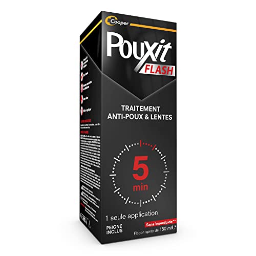 POUXIT - Lotion spray anti-poux et lentes - Agit en
