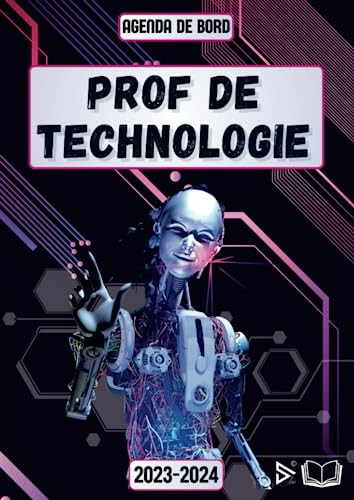 Agenda Carnet de Bord Prof de Technologie 2023 2024: Organisateur