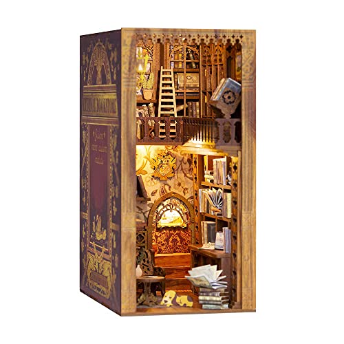Cutefun Book Nook Kit Insert d'étagère à Livres DIY -