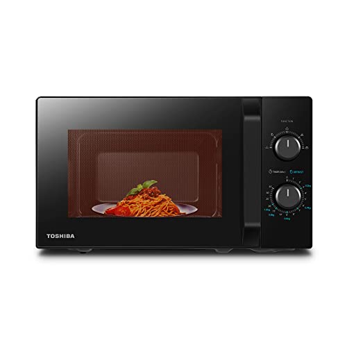 TOSHIBA Autonome Four à Micro-Ondes MW2-MM20PF(BK), avec Décongélation Facile, 5