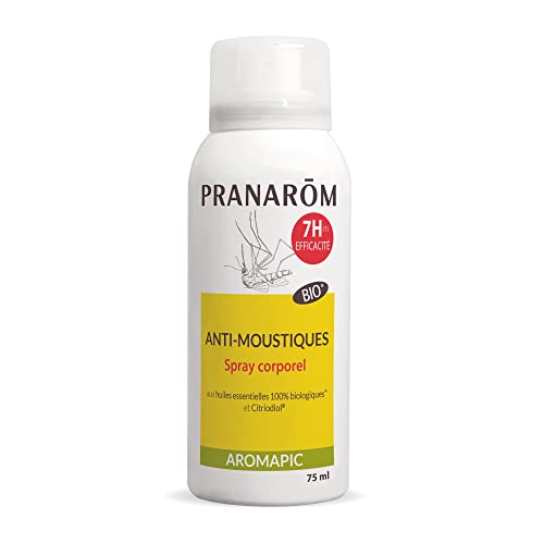 Pranarôm Spray Corps Anti-Moustique Bio Eco Efficacité 7 Heures Huiles