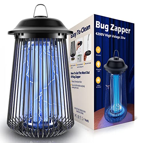 Lampe Anti Moustique,Anti-Insectes, électrique 20 W, extérieur, boîtier en métal