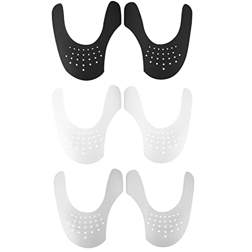 Newaner 3 paires de chaussures pli protecteur boîte à orteils,
