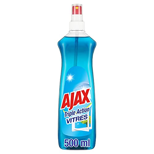 AJAX - Nettoyant Vitre Vaporisateur Transparent - Triple Action -
