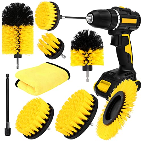 Brosse Perceuse 8PCS Brosse pour Perceuse Brosse de Nettoyage Brosse