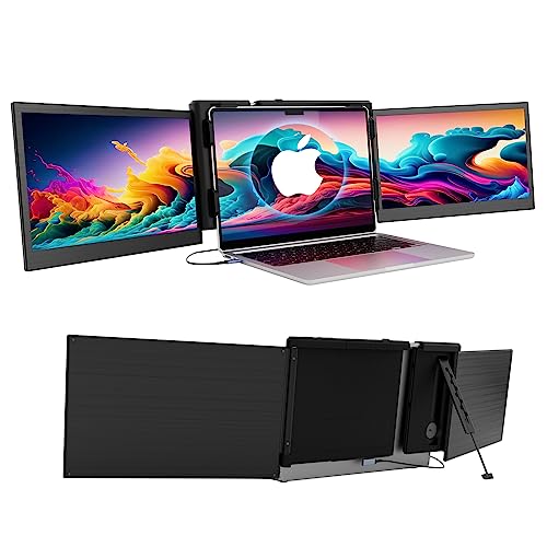 KEFEYA Moniteur pour Ordinateur Portable, 12" FHD Laptop Monitor Extension,