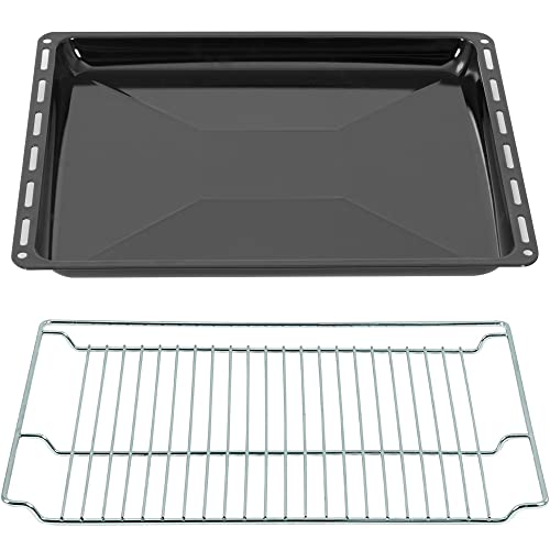 ICQN Lot de plaques de cuisson et grilles mm 465