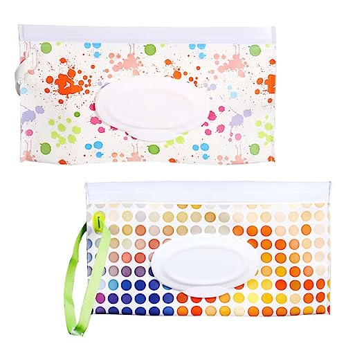 Fezf 2 Pochettes de Lingettes, Pochette de Lingettes étanche, Pochette