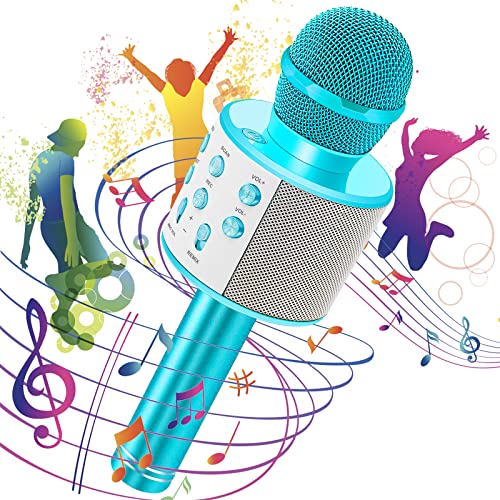 Micro Karaoke Enfant ,Microphone Sans Fil Karaoké, Micro Karaoke Bluetooth