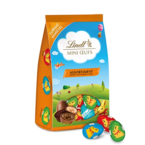 Lindt - Maxi Sachet MINI ŒUFS - Assortiment - Chocolat