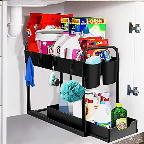 Wholede Rangement sous Evier Niveaux, Rangement Cuisine, Rangement et Organisation
