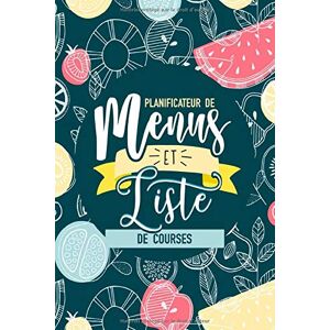 June & Lucy Planificateur De Menus Et Liste De Courses: